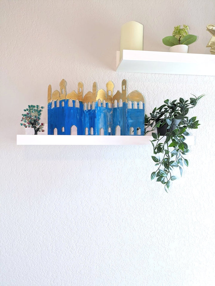 Masjid Mosque Reversible Accordion Decor