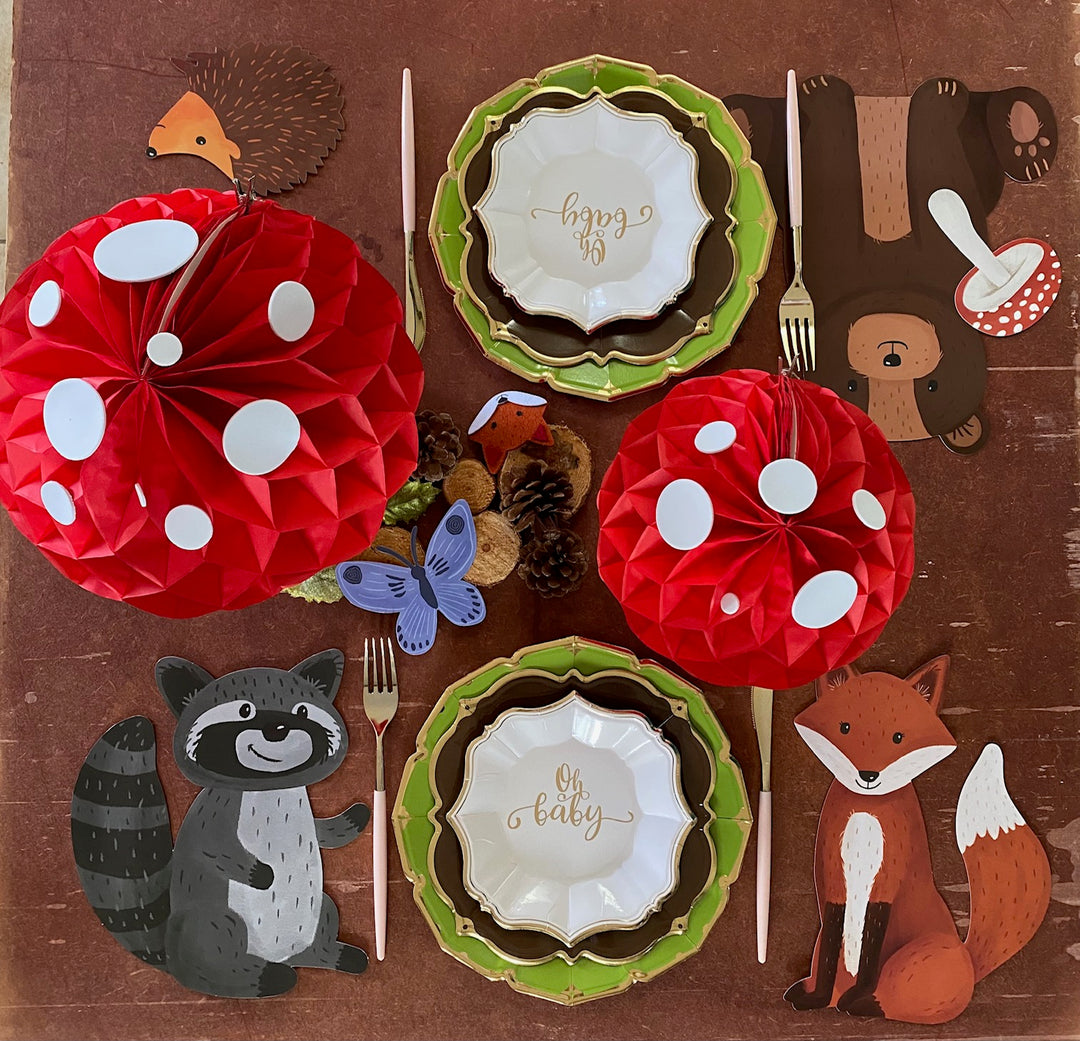Oh Baby Woodland Baby Shower Party for 8
