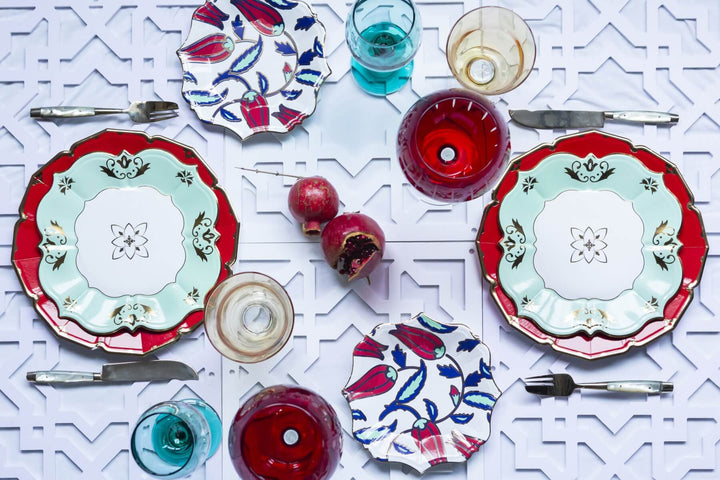 Iznik Floral Lunch Plates