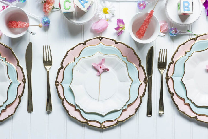 White Dessert Plates