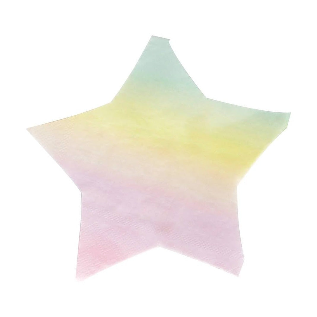 Pastel Star Shape Stickers