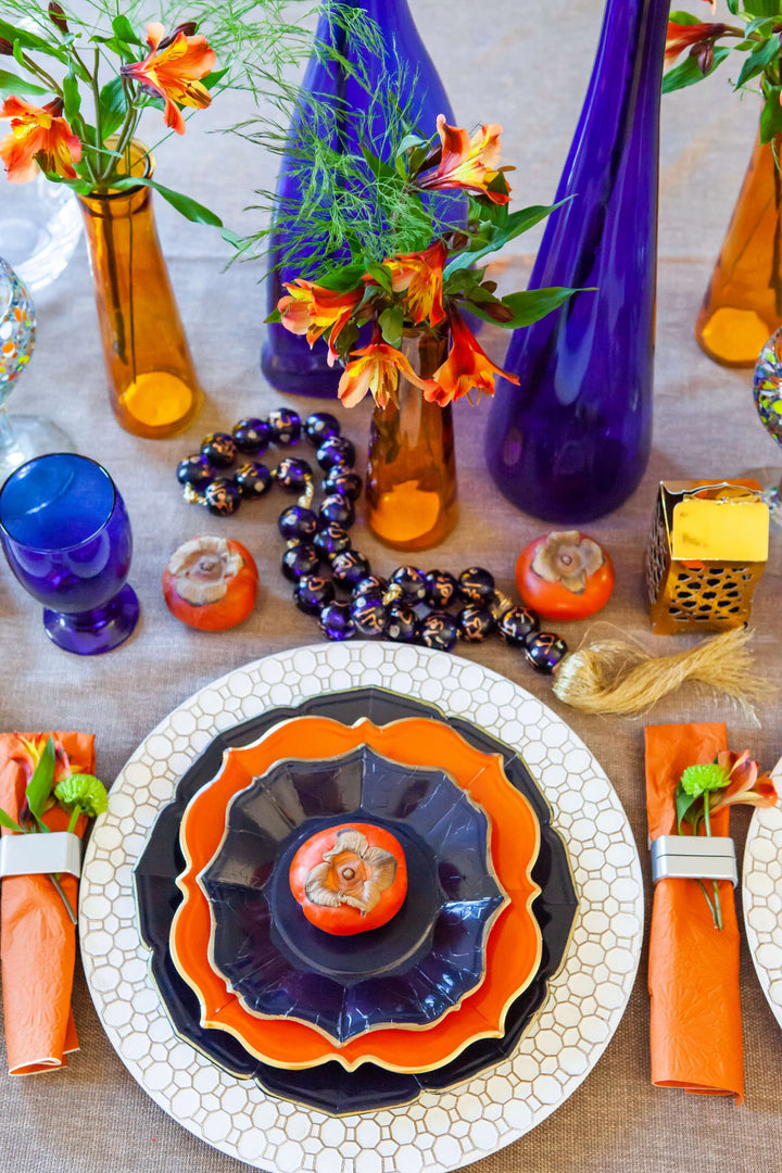 Navy Dinner Plates