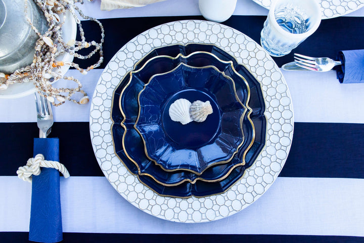 Navy Dinner Plates