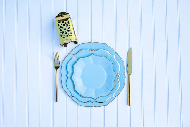 Sky Blue Dinner Plates