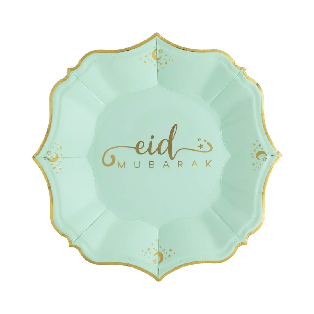 Eid Mint Dessert Plates