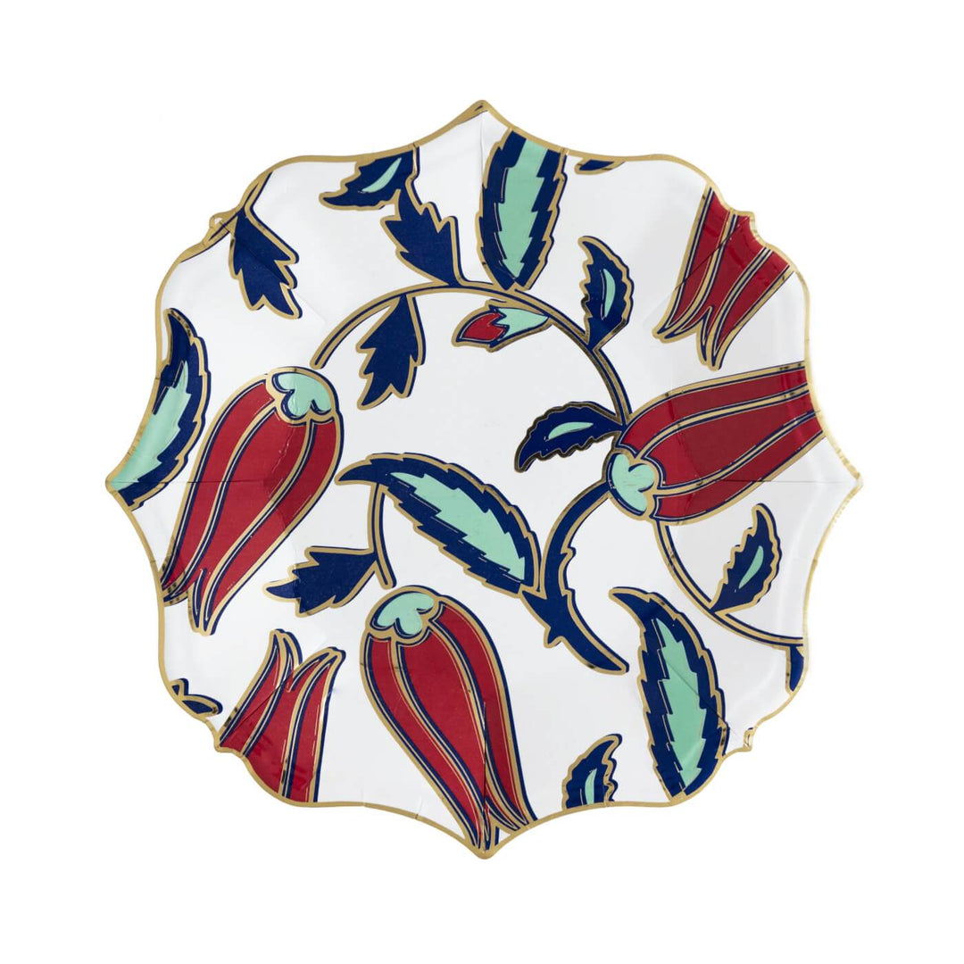 Iznik Floral Dessert Plates