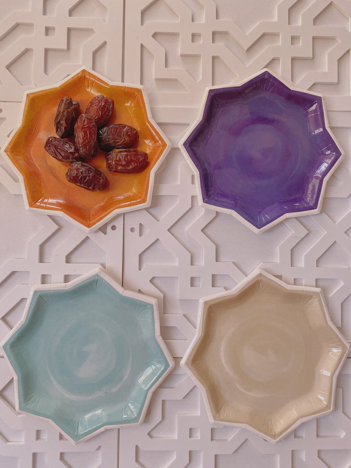 Moroccan Star Dessert Plates