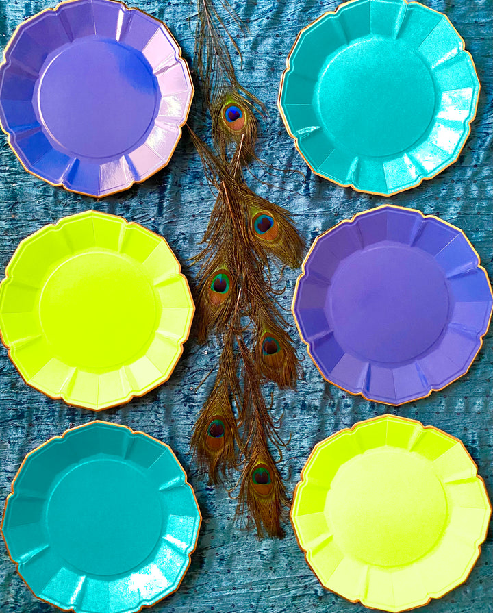 Teal Dinner Plates