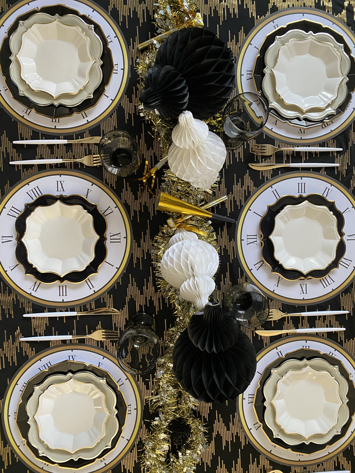 White Cutlery Utensils  (Set of 24)