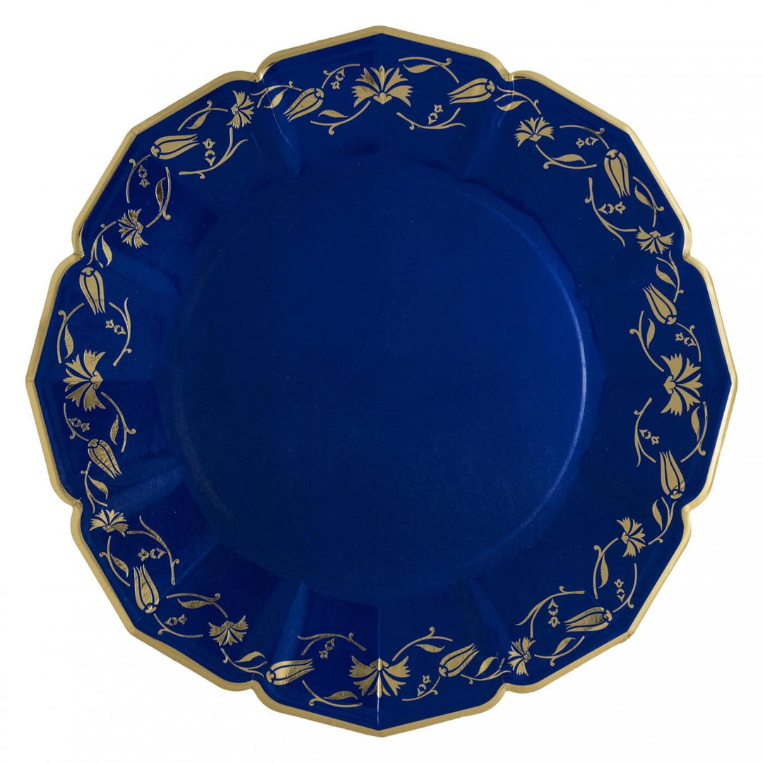 Iznik Floral Cobalt Dinner Plates