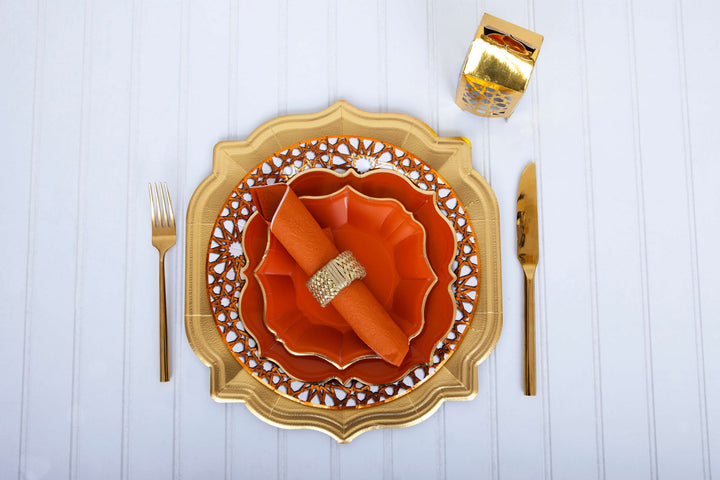 Terra Cotta Lunch Plates