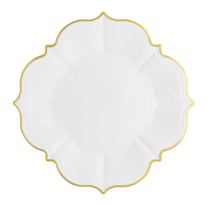 White Lunch Plates