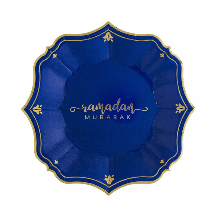 Ramadan Cobalt Dessert Plates