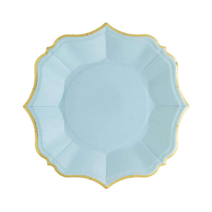 Sky Blue Dessert Plates