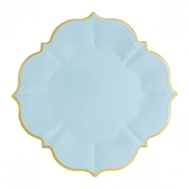 Sky Blue Lunch Plates
