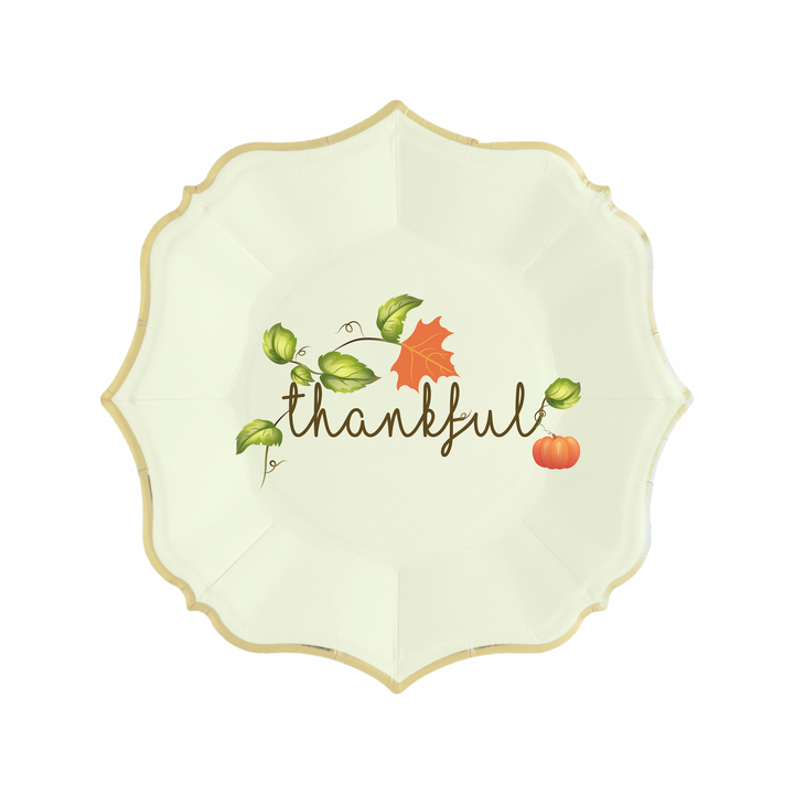 Thankful Dessert Plates