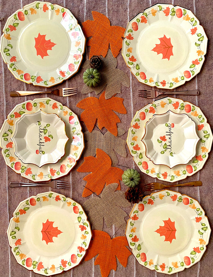 Thankful Dessert Plates