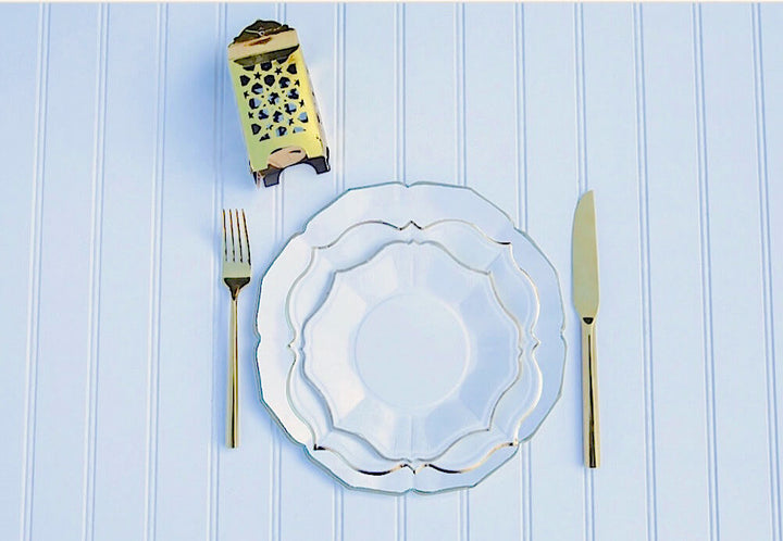 White Dessert Plates