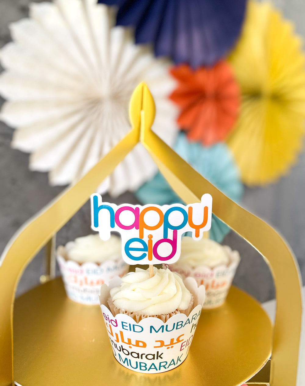 Font Cupcake Wrappers and Toppers