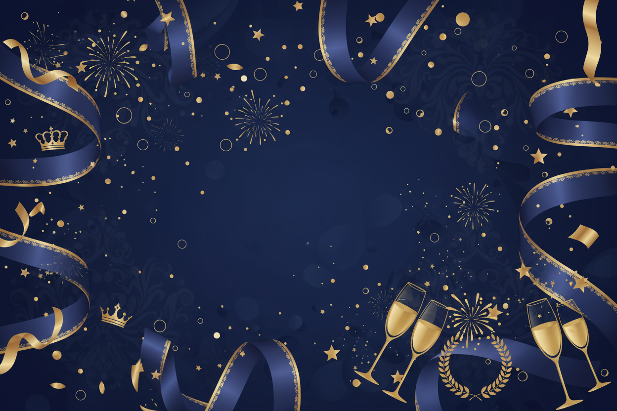 Navy elegant party supplies style background