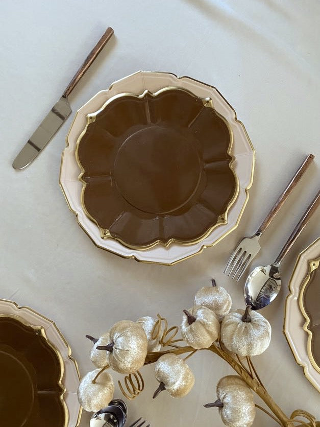 Taupe Dinner Plates