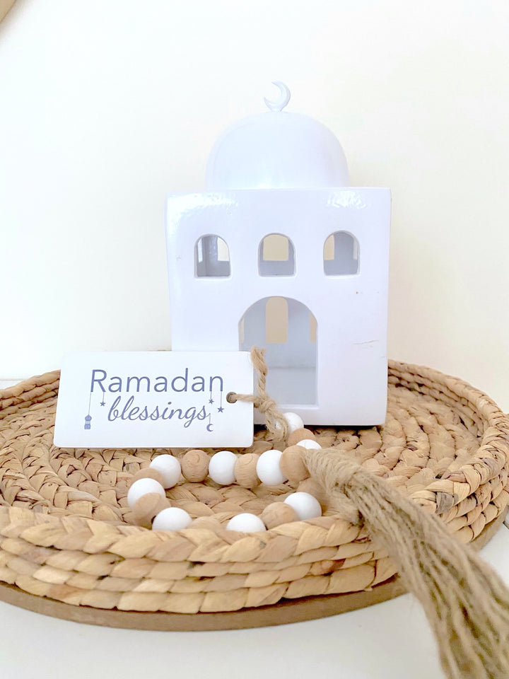Ramadan Blessings Wood Beads Decor