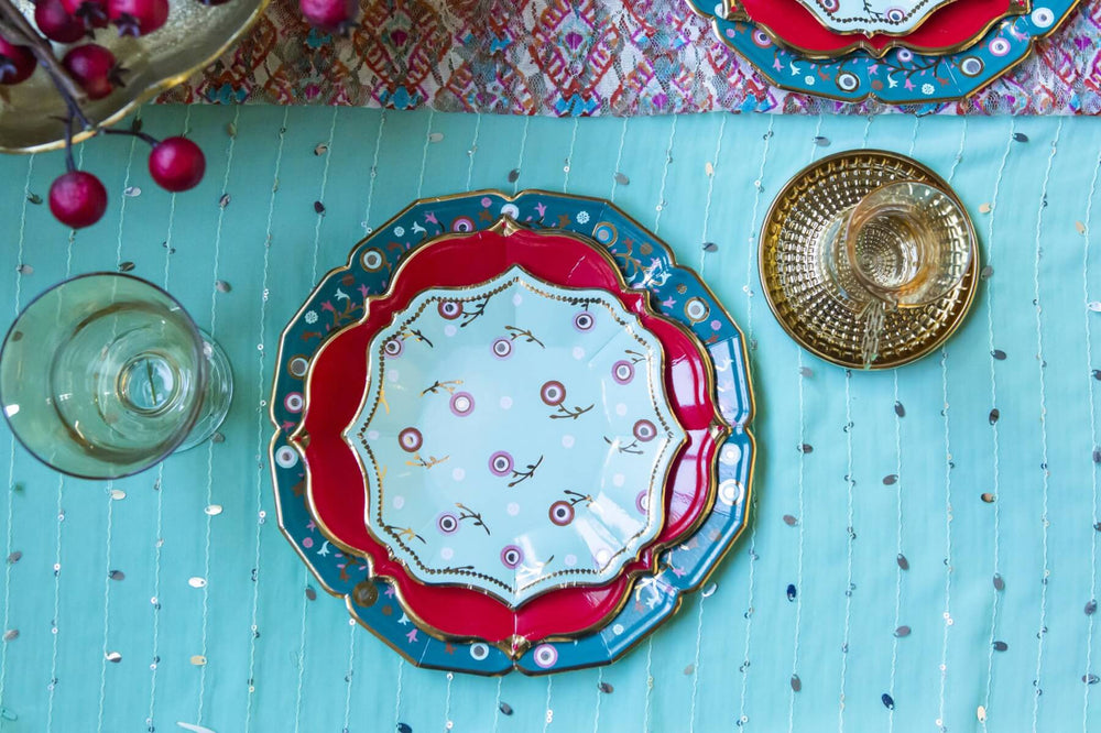 Ruby Lunch Plates