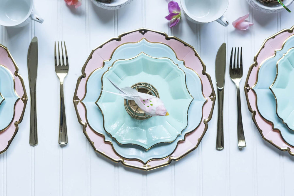 Mint Dessert Plates