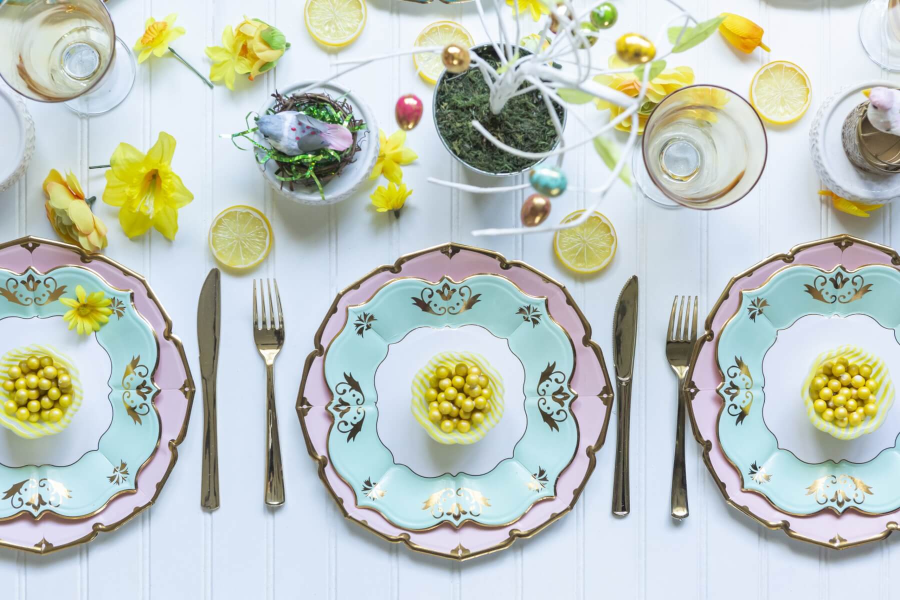 Blush dinner online plates