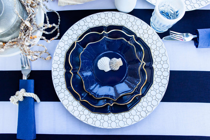 Navy Lunch Plates