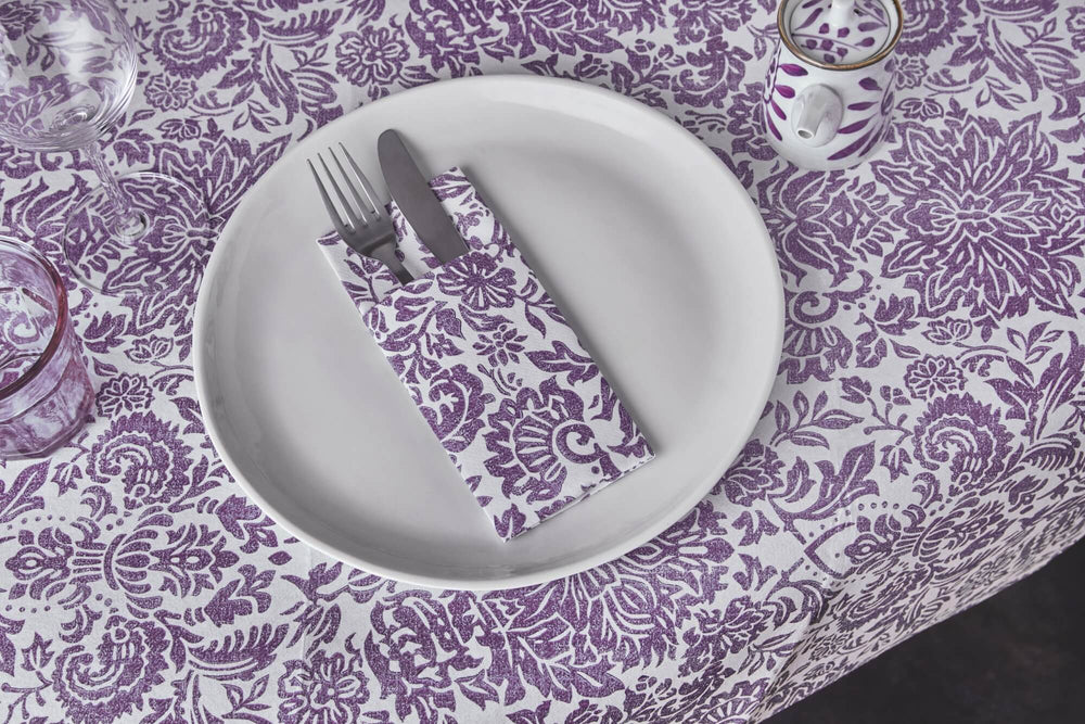 Cadiz Purple Linen-Like Runner Pack of 24