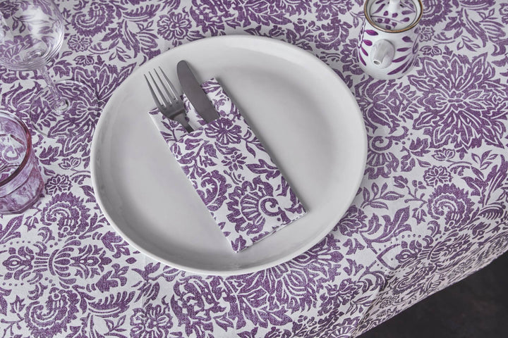 Cadiz Purple Linen-Like Runner Pack of 24