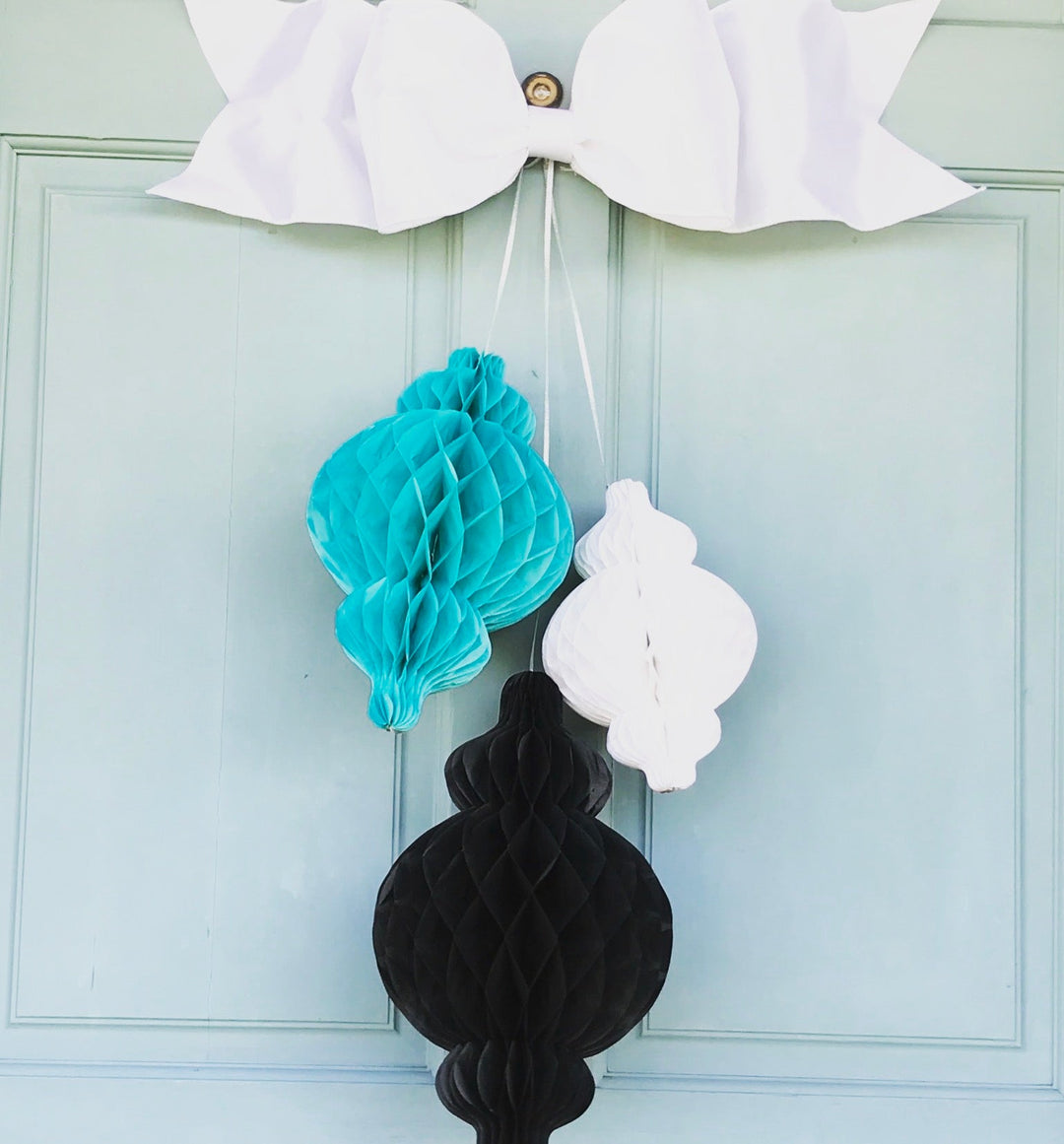Lantern Honeycomb Turquoise Set Add O n