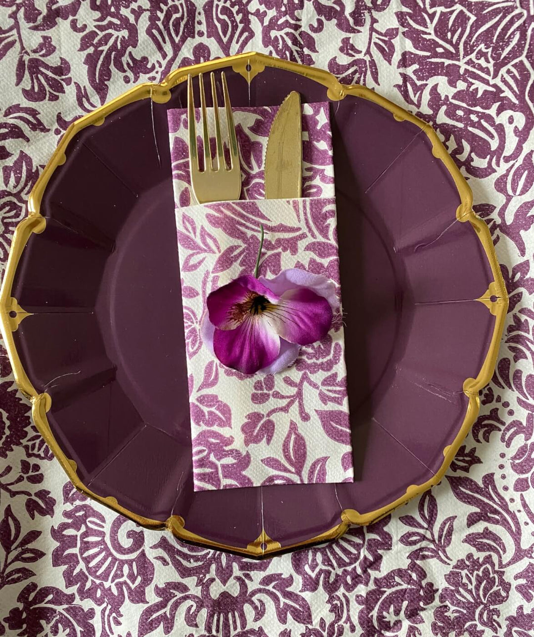 Eggplant Dinner Plates