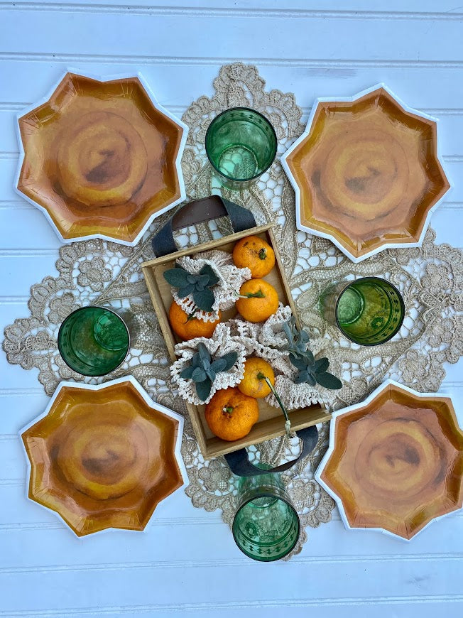 Moroccan Star Dessert Plates