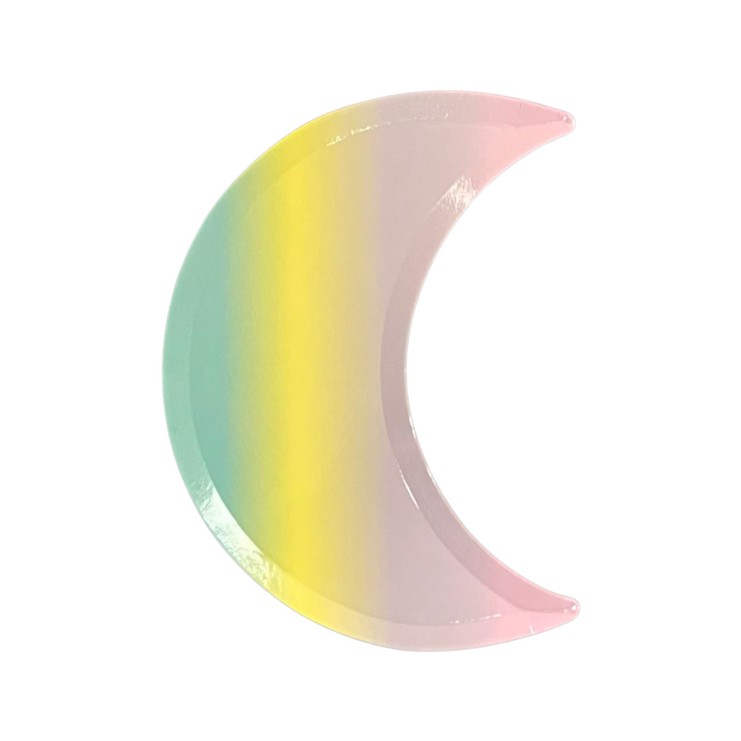 Rainbow Crescent Moon Plate