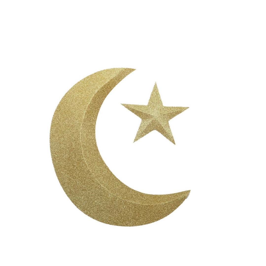 Crescent and Star 3D decoration