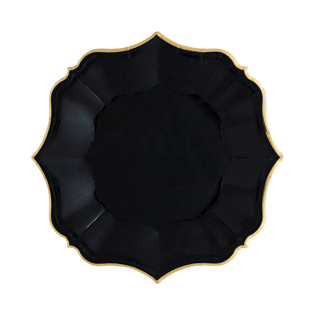 Black Dessert Plates