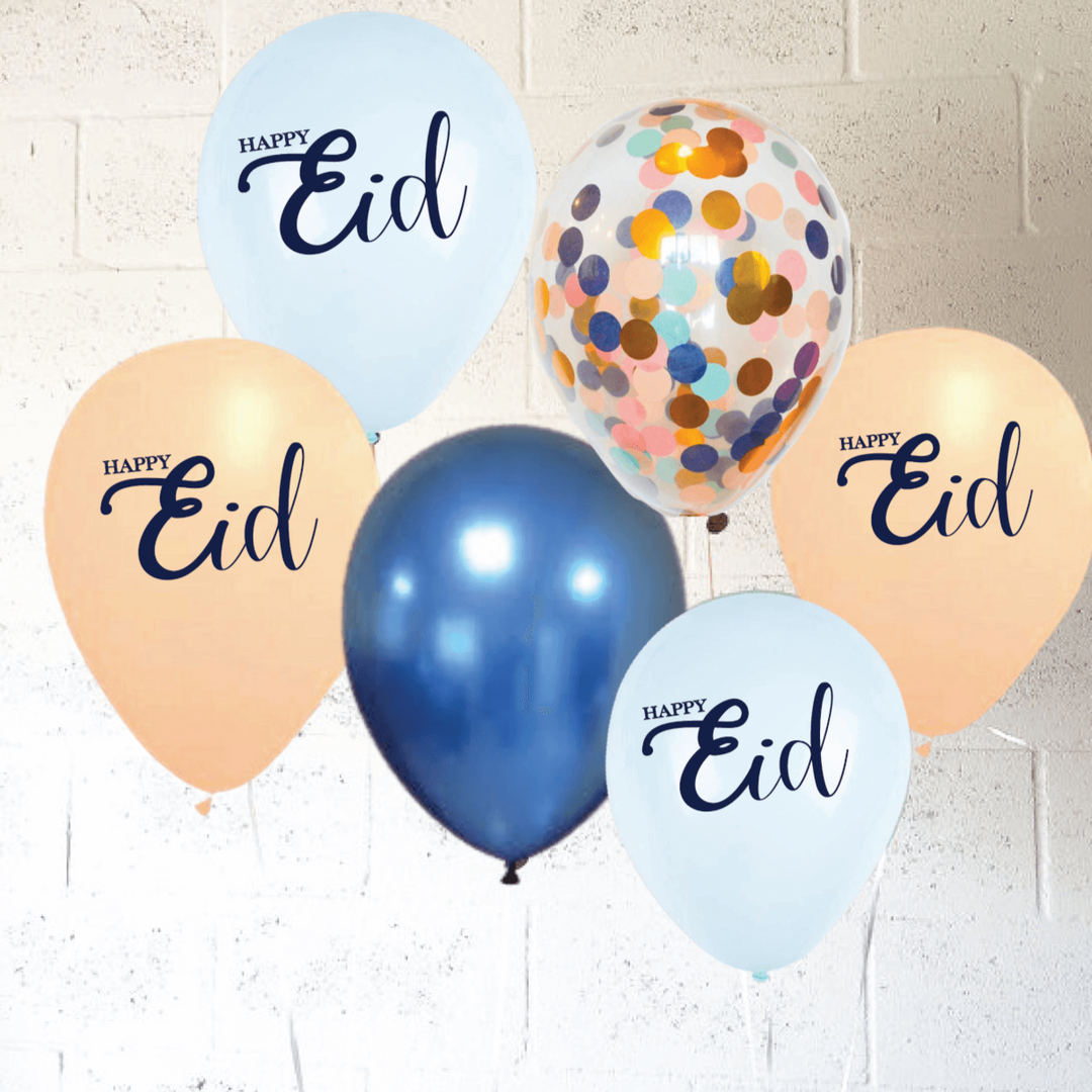 Eid Balloons Set Pastels
