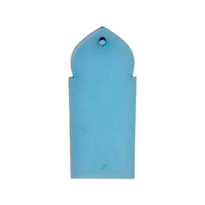 Minaret Acrylic Blue Tag