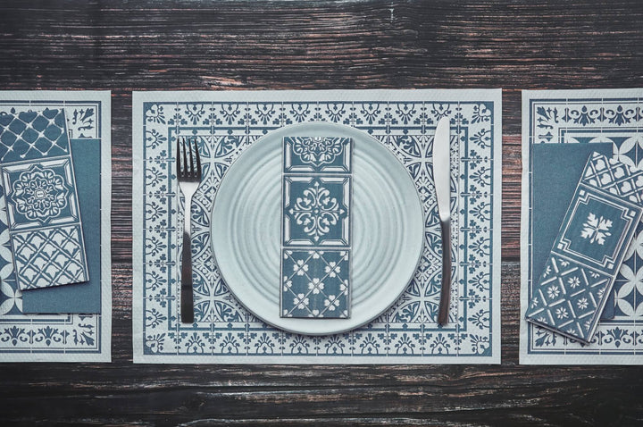 Alhambra Turquoise Placemats Pack of 24