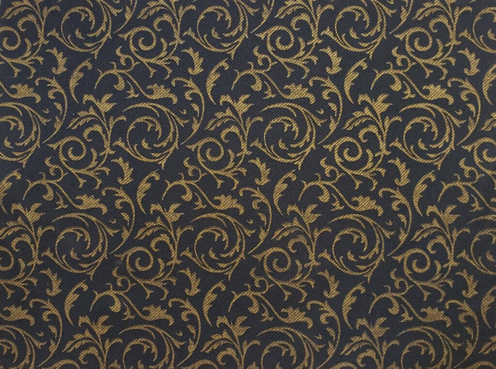 Damask Linen-Like Black Placemats pack of 24