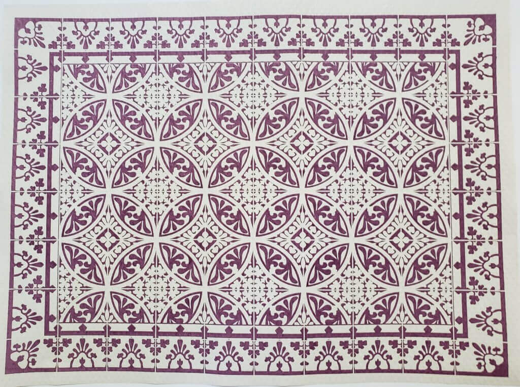 Alhambra Eggplant Placemats Pack of 24