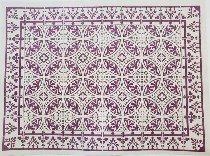 Alhambra Eggplant Placemats Pack of 24