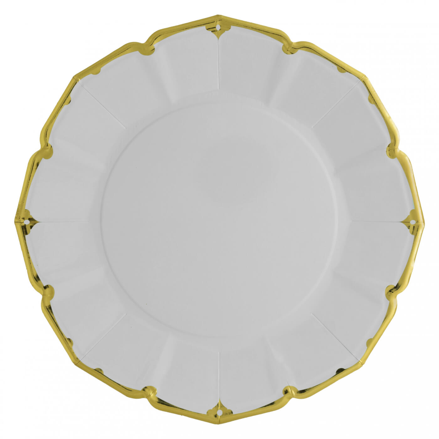 Yellow and gray clearance paper plates