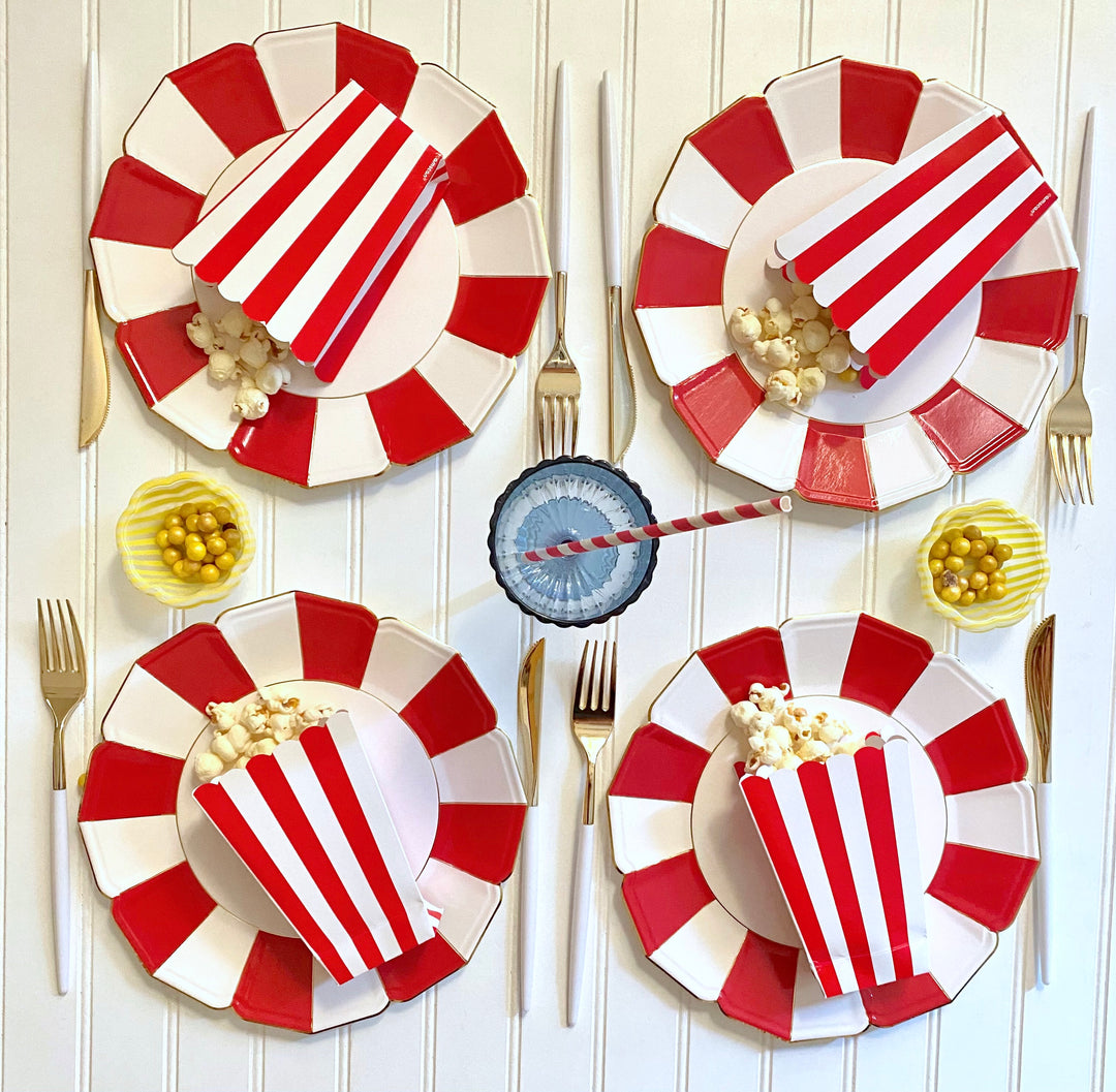 Ruby Candy Dinner Plates