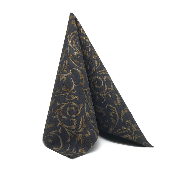 Damask Gold Linen-Napkins Pack of 50